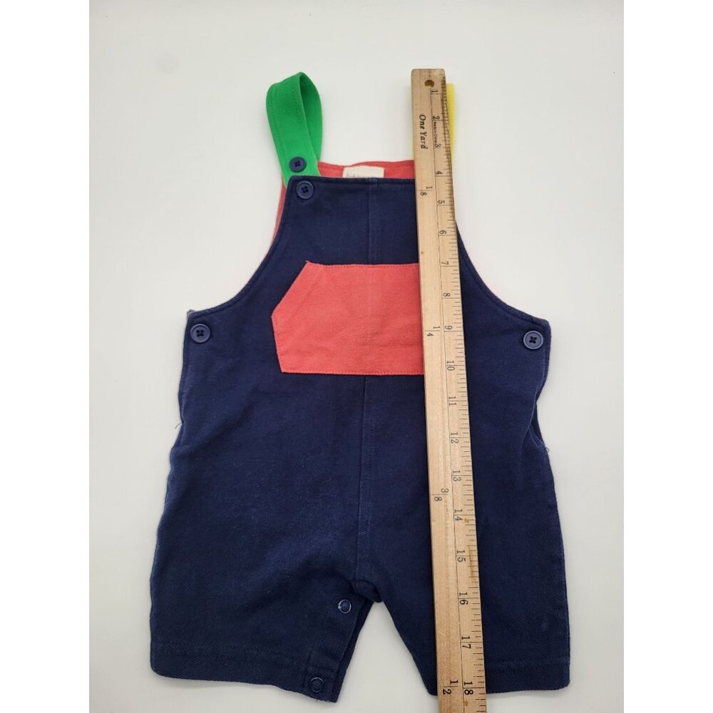 VTG FIRST IMPRESSIONS Baby 12M Primary Colors Romper One Piece Jumper Overalls - Picture 7 of 7